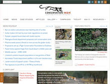 Tablet Screenshot of conservationindia.org